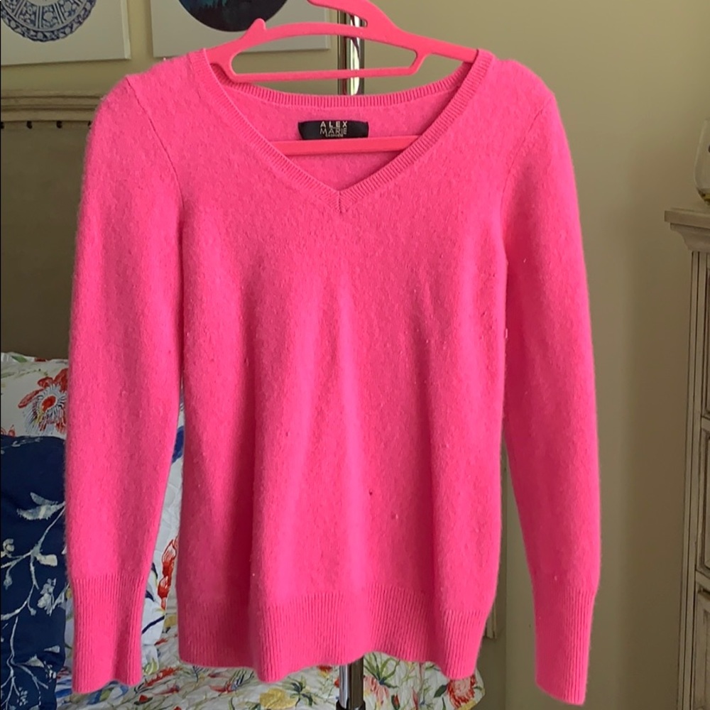 Pink cashmere sweater
